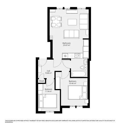 Holiday home 1 Liber House With Free Onsite Parking *